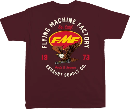 FMF - Exhaust Supply T-Shirt - Maroon