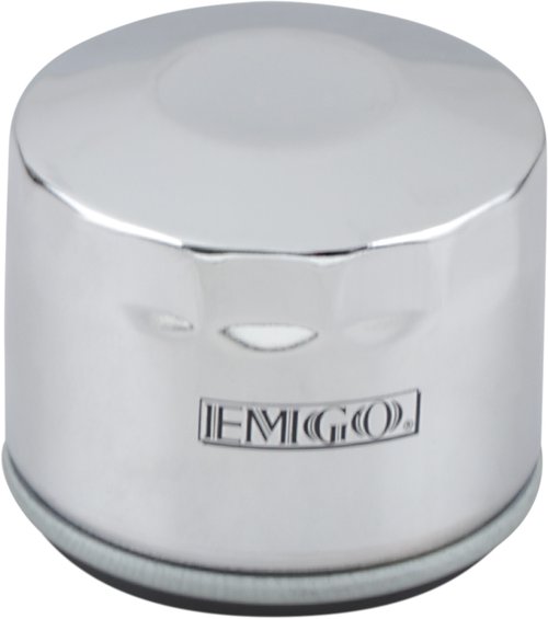 EMGO - 10-07800 - Oil Filter - Chrome - Harley-Davidson