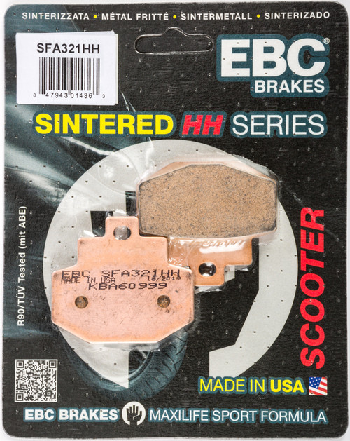 EBC - SFA321HH - BRAKE PADS SFA321HH DOUBLE-H SINTERED