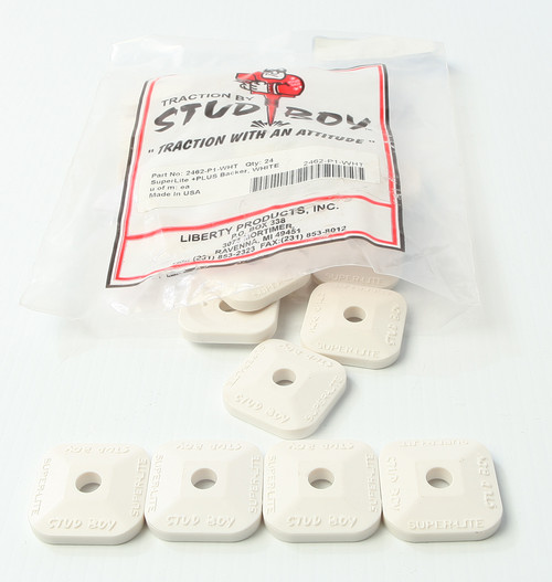 SUPER-LITE PLUS BACKERS WHITE 24/PK