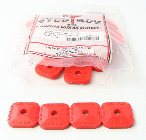 SUPER-LITE PLUS BACKERS RED 24/PK