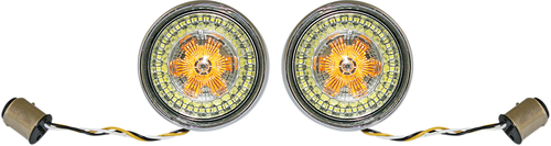 CUSTOM DYNAMICS - PB-BB-AW-1157CS - Bullet Turn Signal - 1157 - Chrome - Smoke Lens
