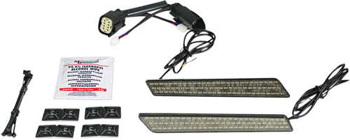 CUSTOM DYNAMICS - CD-LATCH-SS8-S - Saddlebag Latch Lights - SS8 - Smoke