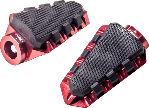 FOOTPEGS TRAIL RED