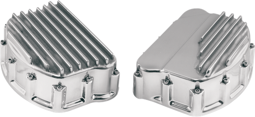 CUSTOM CYCLE ENGINEERING - FRC 2003-2 - Finned Rocker Covers - Polished