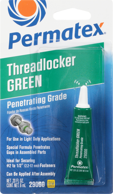 PENETRATING GRADE THREADLOCKER GREEN 6 ML