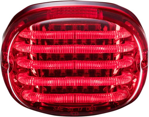 CUSTOM DYNAMICS - PB-TL-SB-R - Taillight - without License Plate Illumination Window - Red
