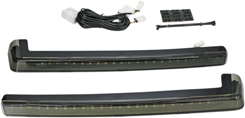 CUSTOM DYNAMICS - PB-TP-ARM-13S - LED Run/Brake Tour-Pak Arms - Smoke Lens - '06-'13