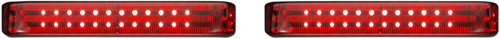CUSTOM DYNAMICS - PB-SBSEQ-BCM-CR - Saddlebag LED Lights - Sequential - Chrome/Red