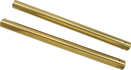 CUSTOM CYCLE ENGINEERING - T 2013TN - Fork Tubes - Gold - 49 mm - 25.50" - Gold