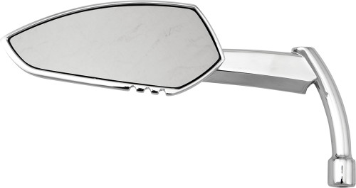 APACHE MIRROR W/KNIFE STEM CHROME LEFT