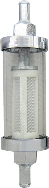 SEE-FLOW FUEL FILTER 3-1/4"X 1-1/8" 1/4" FUEL LINE
