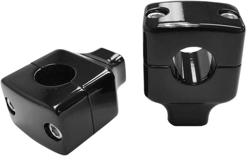 LA CHOPPERS - LA-7407-01B - Square Column Risers for 1" Handlebars