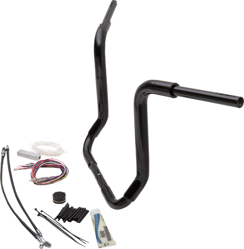 FAT BAGGERS INC. - 809416-B - 1-1/2" EZ Install Rounded Top Handlebar Kit - '08-'13 Harley-Davidson Electra Glide Ultra Classic, Electra Glide Standard