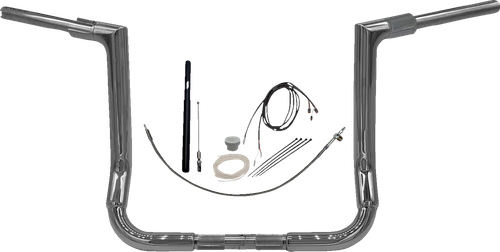 FAT BAGGERS INC. - 619014 - 1-1/2" EZ Install Flat Top Handlebar Kit - '21-'22 Harley-Davidson Electra Glide Standard, Street Glide Special, CVO Street Glide