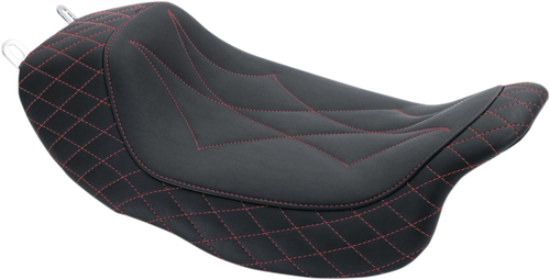 MUSTANG - 75130AB - Revere Journey Solo Seat - '08-'21 Harley-Davidson Electra Glide Ultra Classic Low, CVO Ultra Classic Electra Glide