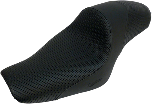 SADDLEMEN - 807-03-0924 - Americano 2-Up Cafe Seat - '04-'20 Harley-Davidson 50th Anniversary Sportster, Sportster 1200 Nightster, Sportster 1200 Roadster