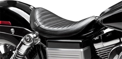 LE PERA - LK-111PT - Lil Nugget Solo Seat - '06-'17 Harley-Davidson Dyna 35th Anniversary Super Glide, Super Glide Custom, Dyna Super Glide