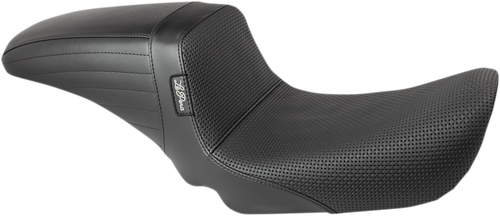 LE PERA - LF-591BW - Kickflip Seat — Basketweave - '04-'05 Harley-Davidson Dyna Super Glide
