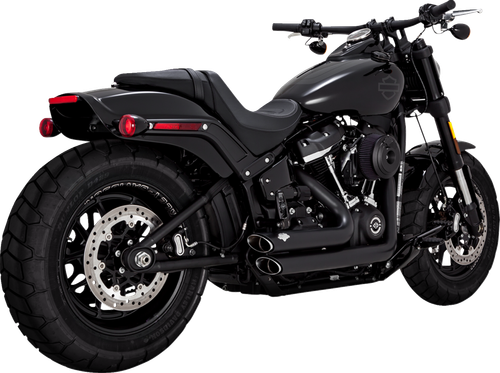 VANCE & HINES - 47333-22 - Shortshots Staggered PCX™ Exhaust System - '18-'22 Harley-Davidson Low Rider El Diablo 117, Softail Standard 107
