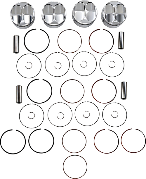 JE PISTONS - 149299 - Piston Kit - '96-'03 Kawasaki Ninja ZX-7RR, Ninja ZX-7R