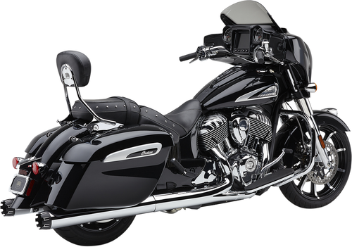 COBRA - 5206 - Dual Cut Slip-On Mufflers - Chrome
