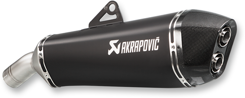 AKRAPOVIC - S-B8SO7-HZAABL - Slip-On Line Muffler - '09-'19 BMW F800GT, F800R
