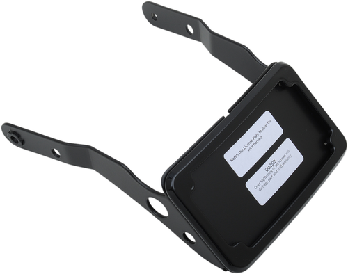 CYCLE VISIONS - CV4662B - LP Plate Frame & Mount with Tag Light - XL - Black