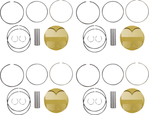 JE PISTONS - 379435 - Ultra Series Piston Kit - '99-'07 Suzuki Hayabusa