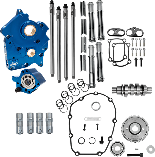 S&S CYCLE - 310-1382 - Cam Chest Kit with 496 Cam - '17-'25 Harley-Davidson Electra Glide Police  FLHTPI, Softail Low Rider ST FXLRST