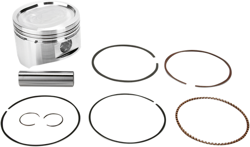 WISECO - 4676M08400 - Piston Kit for 4 Stroke - '93-'12 Yamaha Big Bear 400, 400 Kodiak