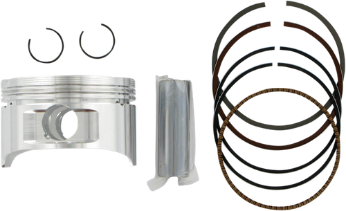 WISECO - 4782M08100 - Piston Kit for 4 Stroke - '02-'10 Kawasaki and Arctic Cat V-2 650 LE Automatic 4x4, V-2 650 Automatic 4x4, V-2 4x4 Auto LE/TS