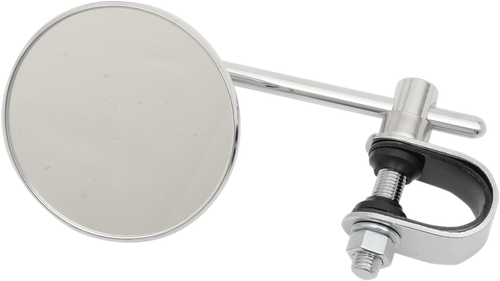 EMGO - 20-06814 - Mirror - Side View - Round - Chrome - 4" Stem - Left/Right - Each