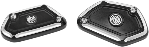 RSD - 0208-2131-BM - Brake/Clutch Master Cylinder Reservoir Cover Set - '13-'16 BMW R1200GS