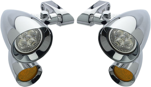 HEADWINDS - FLT900VD0015CAP - Vampire 2" Spotlight and 1-3/8" Turn Signals - '15-'21 Harley-Davidson Road Glide Special, Road Glide