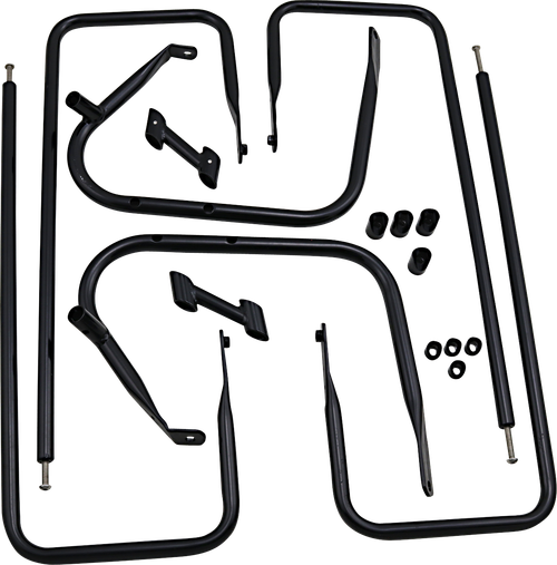 DRAG SPECIALTIES - 3501-1248 - Saddlebag Guard/Side Rail Kits - '09-'13 Harley-Davidson CVO Ultra Classic Electra Glide, Electra Glide Police  FLHTPI