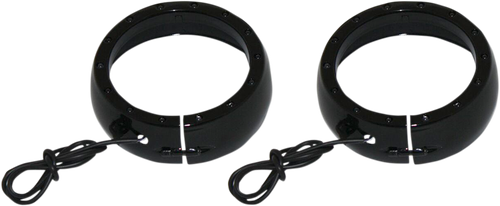 CUSTOM DYNAMICS - CDTB-45TR-3B - Passing Lamp Lighted Trim Rings - '99-'17 Harley-Davidson Electra Glide Ultra Classic FLHTCU, Electra Glide Ultra Classic