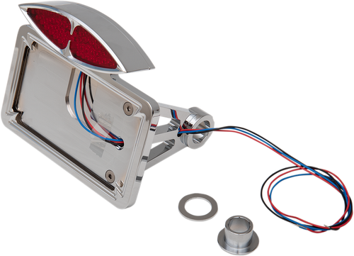 DRAG SPECIALTIES - 2030-0169 - Side-Mount Deco Taillight with License Plate Mount