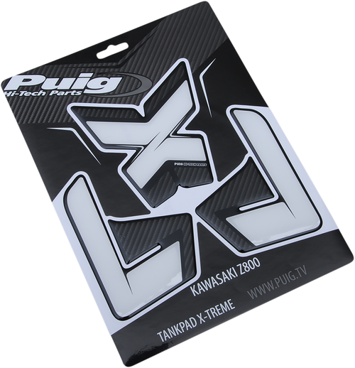 PUIG HI-TECH PARTS - 8435C - Model Specific Tank Pad - '13-'16 Kawasaki Z 800 E, Z 800