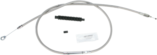 BARNETT - 102301003206 - High-Efficiency Stainless Steel Clutch Cable for Harley-Davidson - +6" - '06-'16 Dyna