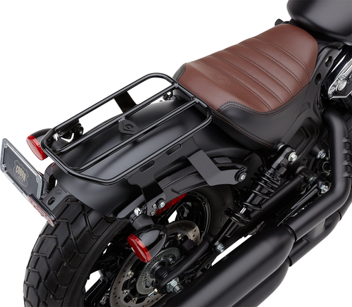 COBRA - 502-2515B - Solo Luggage Rack - Black - Bobber