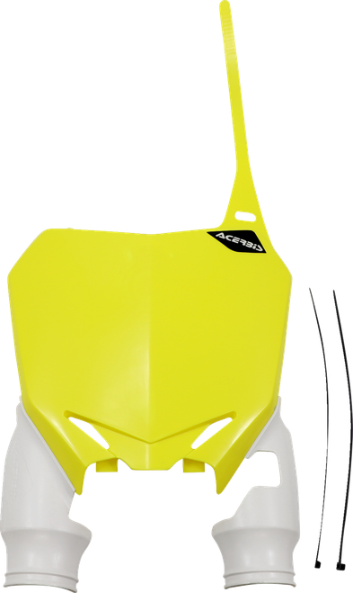 ACERBIS - 2527391182 - Raptor Front Number Plate - '08-'18 Suzuki RMZ250, RMZ450
