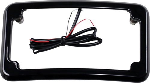 CYCLE VISIONS - CV4617B - Beveled License Plate Frame - Black