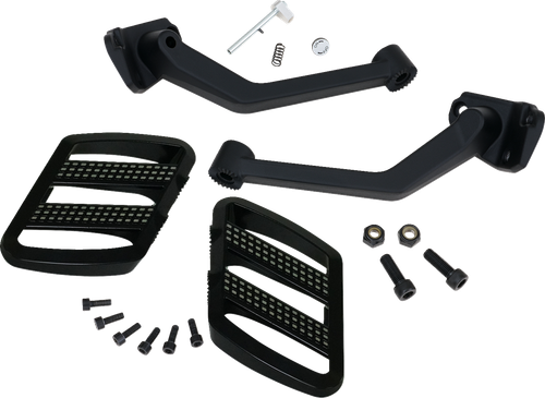 SHOW CHROME - 41-428 - Combat Floorboards - '19-'24 Can-Am Ryker Rally Edition 900, Ryker Sport 900, Ryker Rally 900