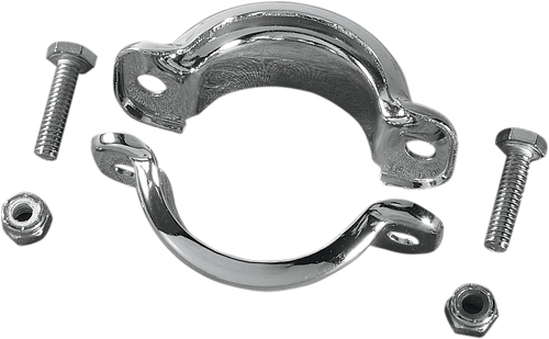 DRAG SPECIALTIES - DS-203018 - Muffler Clamps - '85-'94 Harley-Davidson Tour Glide Ultra Classic, Tour Glide Classic, Tour Glide
