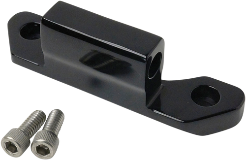 SPEED MERCHANT - SM-1800HBBLK - Headlight Base Bracket and Mount Block - '18-'20 Harley-Davidson Fat Bob 107