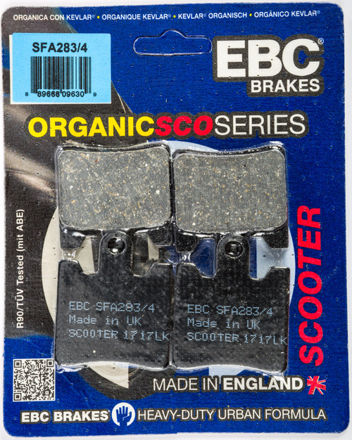 EBC - SFA283/4 - BRAKE PADS SFA283/4 ORGANIC - '03-'06 Suzuki Burgman Type S, Burgman