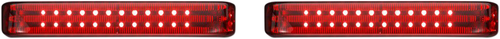 CUSTOM DYNAMICS - PB-SBSEQ-SS8-CR - Saddlebag LED Lights - Sequential - Chrome/Red