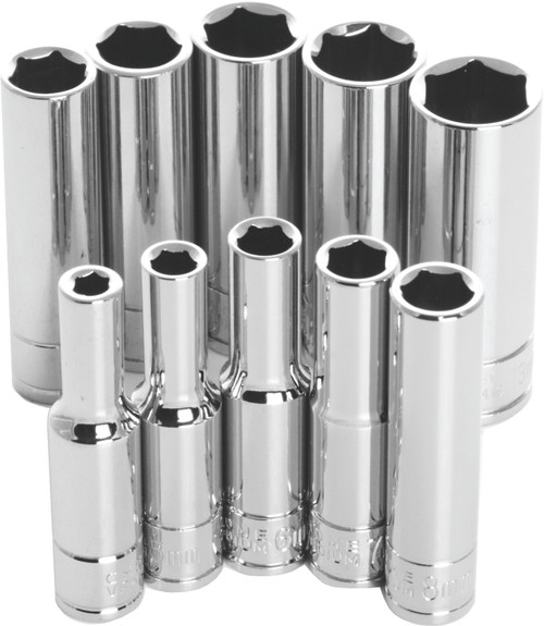 10 PC 1/4" MET SOCKET SET DEEP