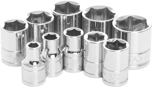 10 PC 3/8" SAE SOCKET SET SHALLOW